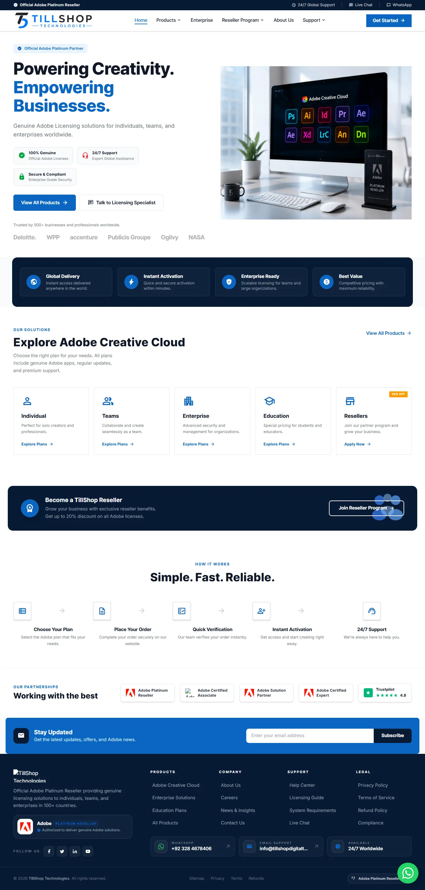 Screenshot of TillShop New