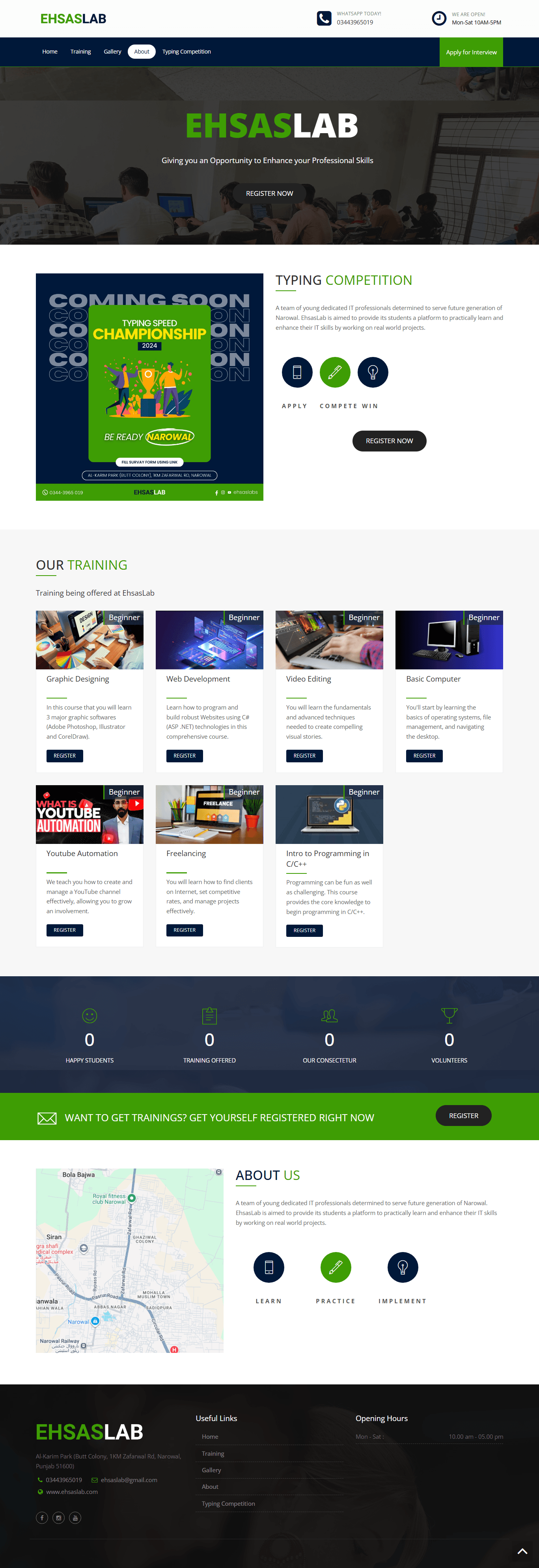 Screenshot of Ehsas Next App