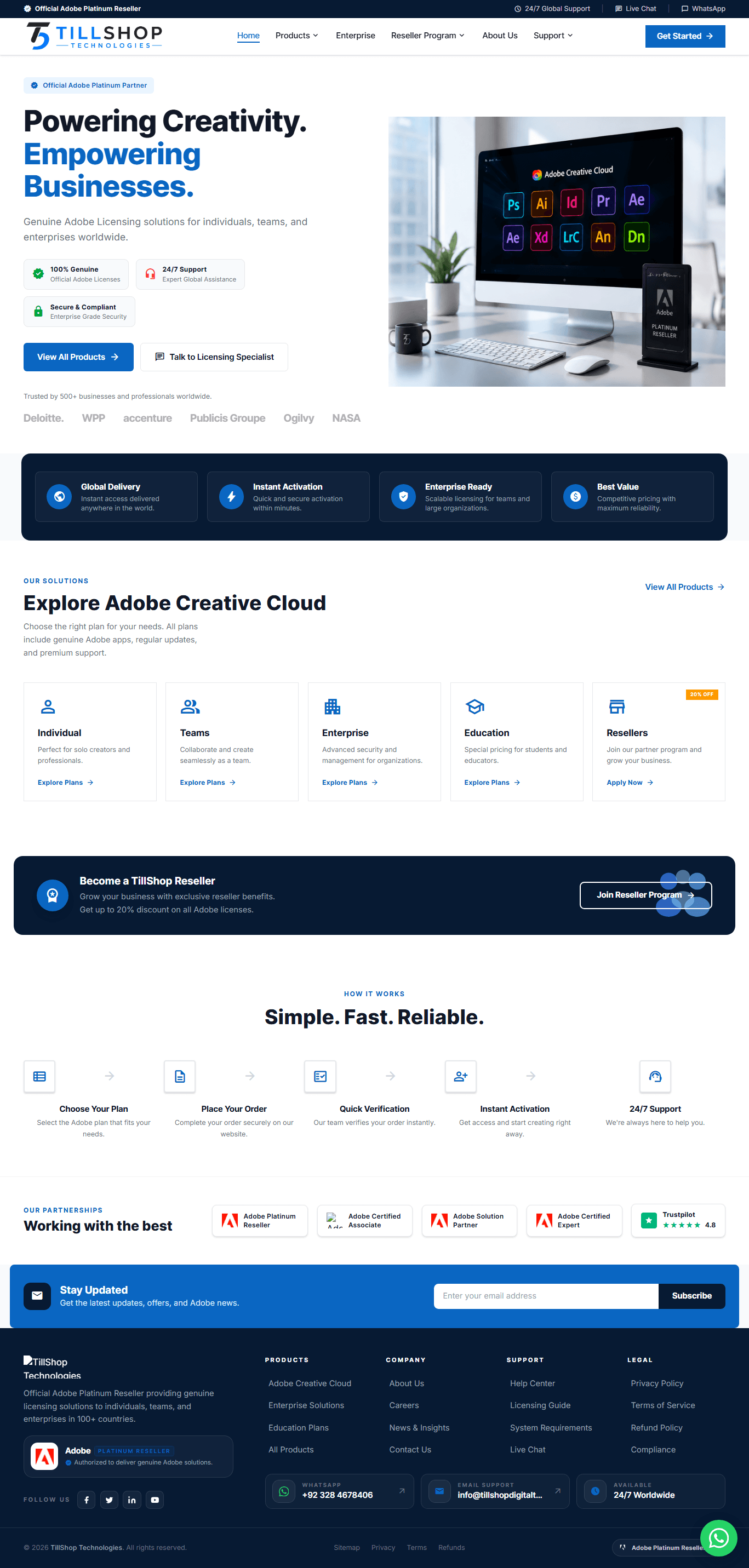 Screenshot of TillShop New